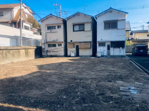 人気の北須磨小学校区　須磨区高倉町売り土地　解体済。余裕の敷地