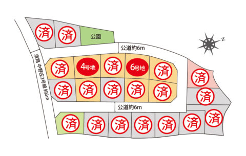 平屋歓迎　たつの市新宮町　宅地分譲（６号地のみ。好きなハウスメーカーで）