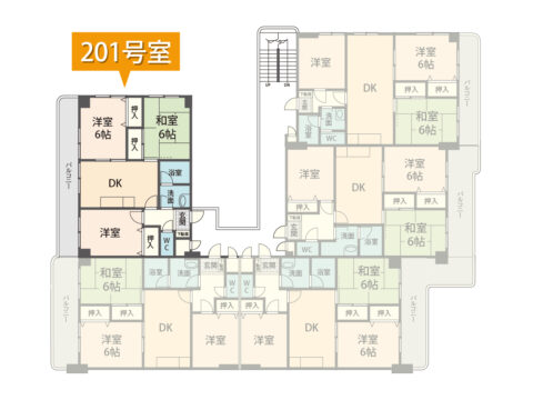 角部屋の空き出ました！　人気のヌーベルバーユ千鳥