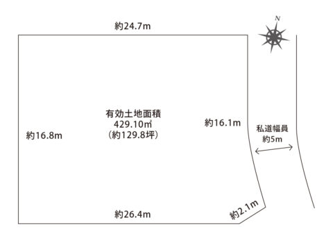 眺望良、神戸の高台、東灘区森北町の邸宅用地