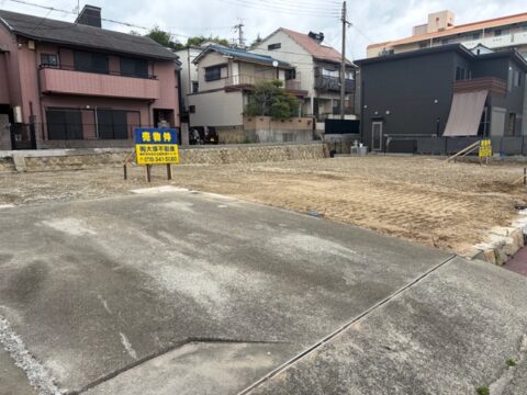 更地　長田区宮丘町1丁目4-4　バス道からの車進入路確保
