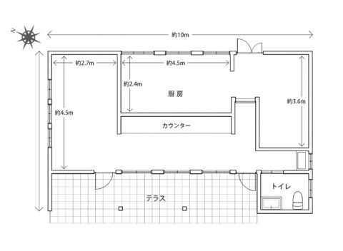 神戸市西区　貸飲食店舗　ロードサイドの有名カレー店の居抜き物件